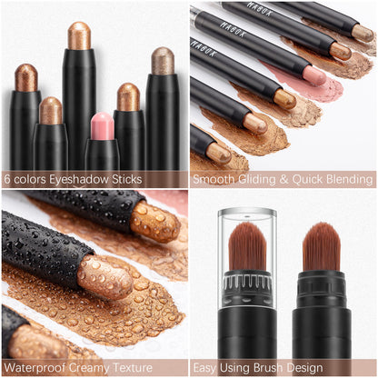 MABOX Waterproof Eye Shadow Stick Eye Makeup Color Pearlescent Pen