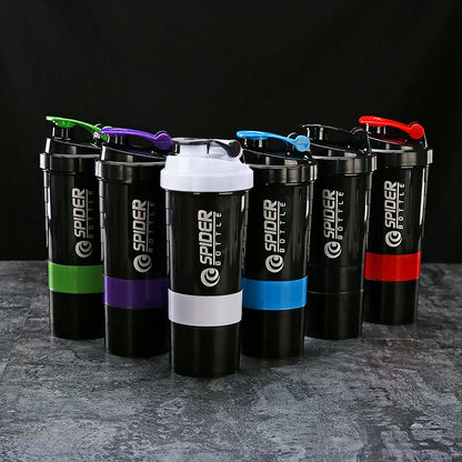 Three-layer 500ML Portable Protein Powder Shake Cup