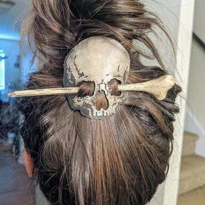 Women's Vintage Copper Skull Headband Handmade Jewelry