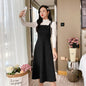 Half High Neck Bottoming Sweater Women Deerskin Velvet Waist Strappy Skirt