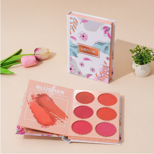 Book Eye Shadow Makeup High Gloss Powder Blusher Suit Lasting