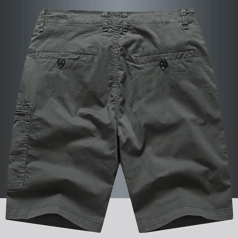 Casual Loose Straight Cargo Shorts Men