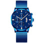 Mens Business Luxury Watches For Men Mesh Band Quartz Watch