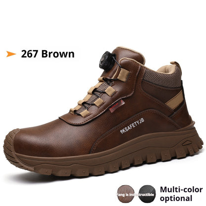 Flyknit Safety Comfortable Breathable Work Shoes