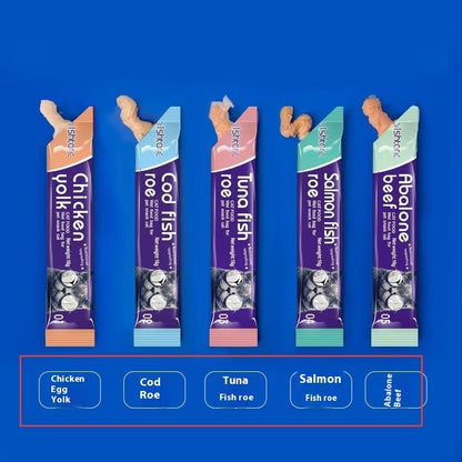 Cat Strip Kittens Nutrition Fat Hair Chin Wet Food Package Pet Cat Snacks