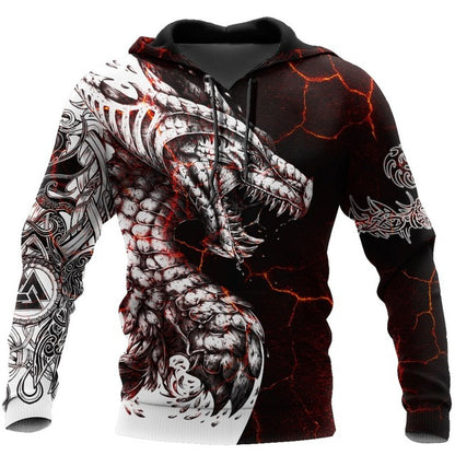 Hoodies For Men Cool Animal-print Street