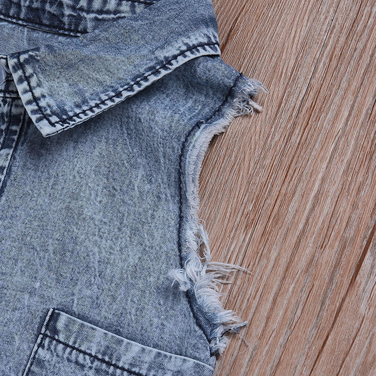 Infant Toddler Summer Lapels Denim Jumpsuit