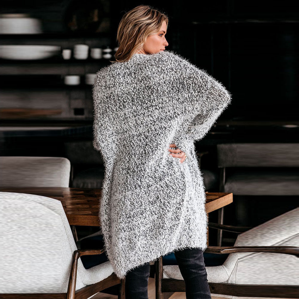 Loose Long-sleeved Cardigan Sweater