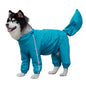 Pet Dog Raincoat With Cover Tail