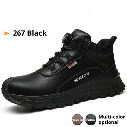 Flyknit Safety Comfortable Breathable Work Shoes
