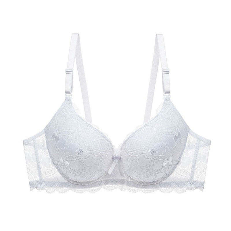 Lace Hollow Massage Push Up Bras Underwear For Women