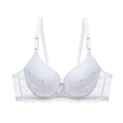 Lace Hollow Massage Push Up Bras Underwear For Women