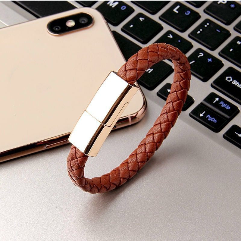 New Bracelet Charger USB Charging Cable Data Charging Cord For IPhone & Android  USB C Cable For Phone Micro Cable