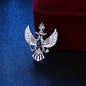 Crown Eagle Brooch Men's Suit Jacket Pin