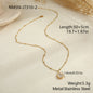 Star Moon Pendant Stainless Steel Necklace Neck Accessories
