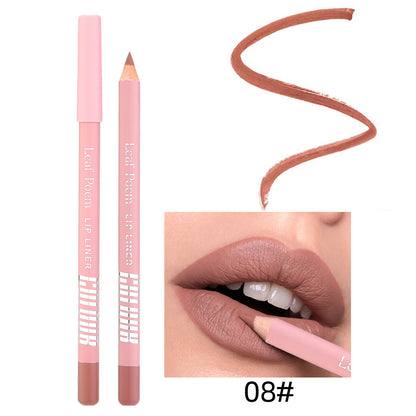 12 Color Matte Lipstick Lip Liner