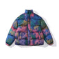 Color-blocking Thick Bread Clothes Loose Cotton-padded Jackets For Men And Women