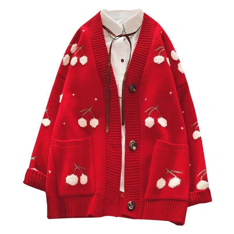 Student Sweater Knit Cardigan