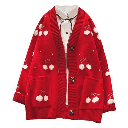 Student Sweater Knit Cardigan