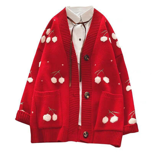 Student Sweater Knit Cardigan