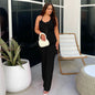Knitted Hollow Backless Bodysuit Women