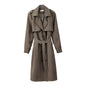 Design Temperament Windbreaker Coat Women