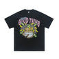 Men's Pure Cotton Street Fun Print Short Sleeve