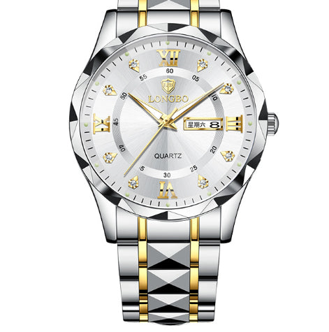 Waterproof Luminous Dual Calendar Watch