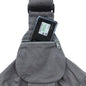 Foldable Portable Phone Holder Dog Food Bags Pet Messenger Bag Canvas Material Pet Outdoor Backpack