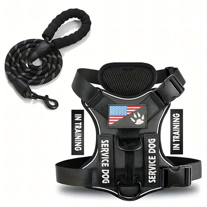 Pet Dog Breast Strap & Leash – Durable Dog Harness with Walking Lead