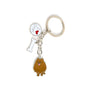 Pet Dog Car Key Ring Creative Metal Keychains