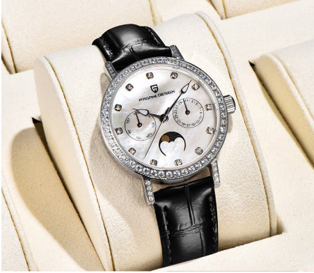 Quartz Women's Watch Multifunctional Waterproof Trend