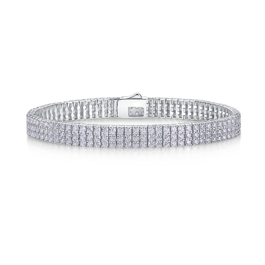 Chain Guanghua Luxury Fashion Mosan Diamond S925 Silver Bracelet Comparable To Natural Diamonds
