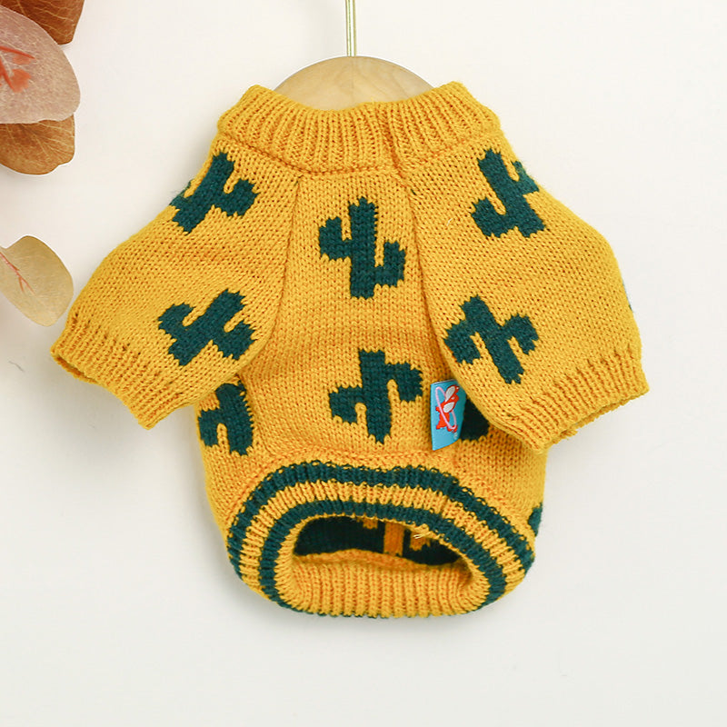 Autumn And Winter Sweater Warm Thick Pet Clothing