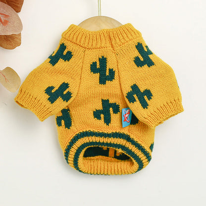 Autumn And Winter Sweater Warm Thick Pet Clothing