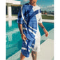 Short Sleeve Foreign Trade Men Leisure Set Suit