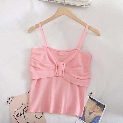 Super Fire Summer Knit Sweater Vest Women