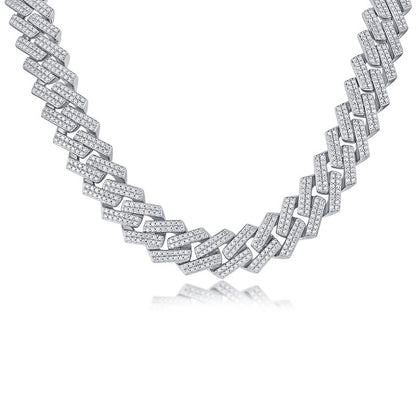 S925 Silver Challenge Luxury Jewelry Unisex Necklace With Top-Quality Moissanite