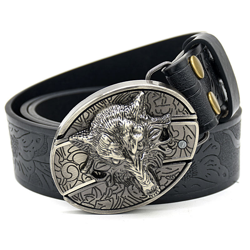 Men's Casual All-match Smooth Buckle Belt