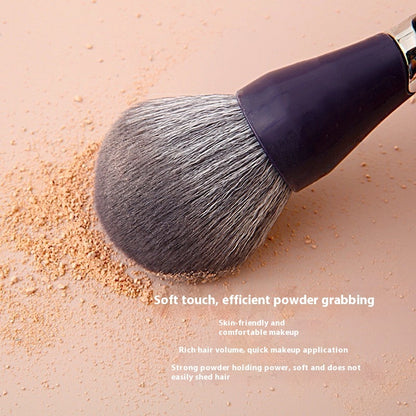 Portable Makeup Brush Suit Soft Hair Face Powder