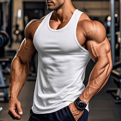 Men's Sports Fitness Vest Quick-dry Muscle Aesthetics