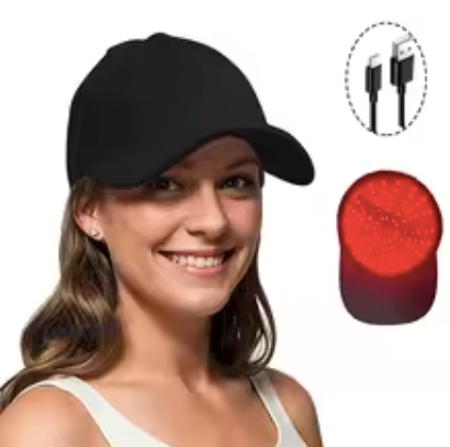 Hair Growth Cap Red Light Therapy Cap Device Anti Hair Loss Led Hair Growth Hat Near Infrared Relax Head Treatment Hat Machine