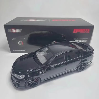 Diecast 1:18 Scale Holden HSV GTSR Black Alloy Static Car Model Ornament Souvenir Display Collection Hobby Gift