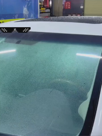 F1204 Car Windshield Oil Film Remover, Windshield Refurbisher, Stain Remover And Cleaning Brush