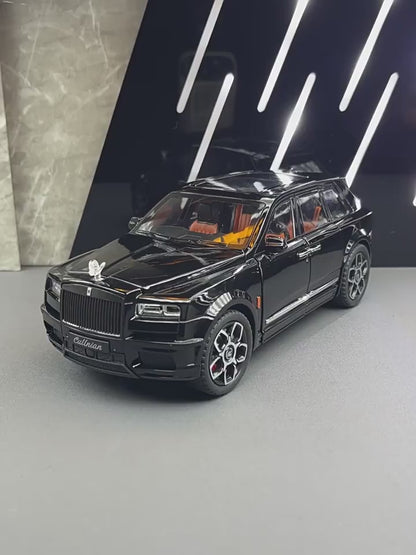 Rolls Royce 1:20 SUV Cullinan Alloy Luxy Car Model Diecast Metal Vehicles Car Model Simulation Sound and Light Gift